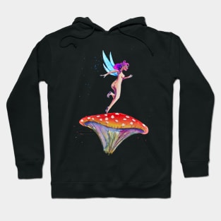 Mushroom Fairy takes Flight Hoodie